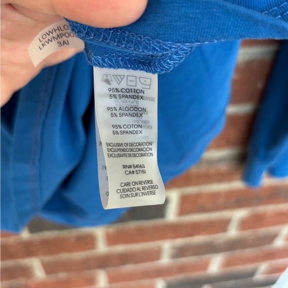 Karl Lagerfeld Blue Long Sleeve Shirt with Sunglasses Graphic size L t shirt - Picture 3 of 6